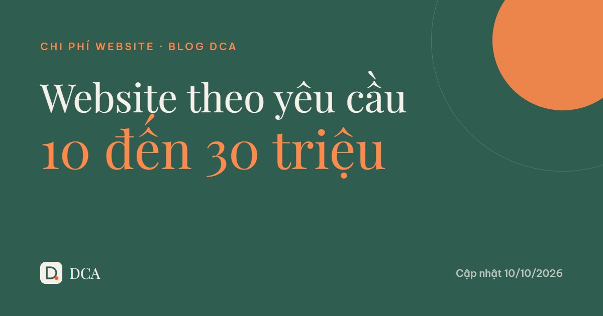 Website theo yêu cầu 10 đến 30 triệu khác gì gói giá rẻ?