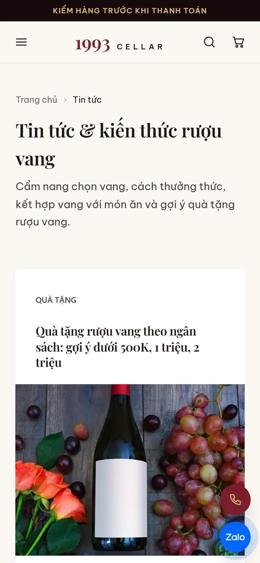 1993 Cellar on mobile: Article
