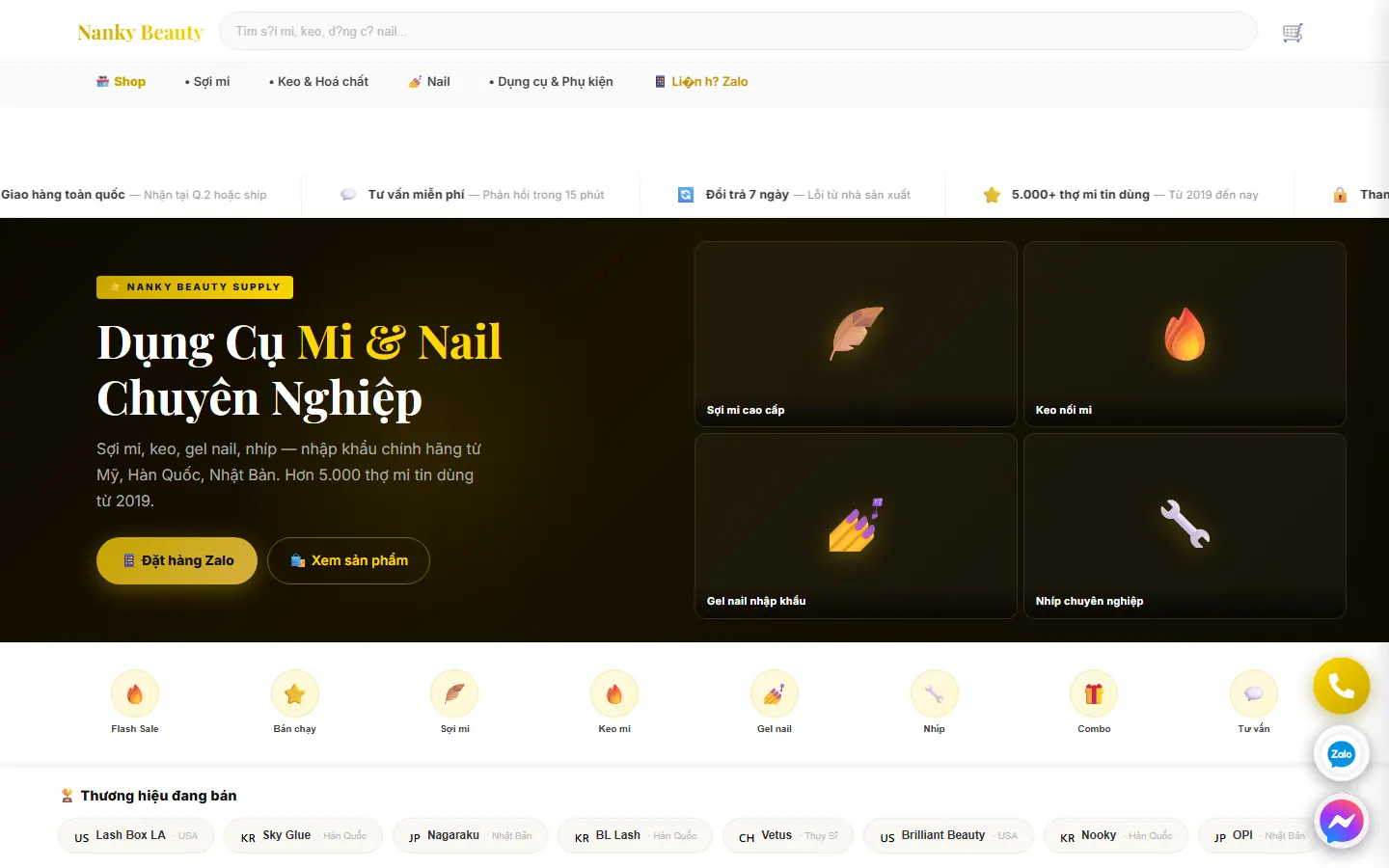 Nanky Beauty Supply: Trang cửa hàng