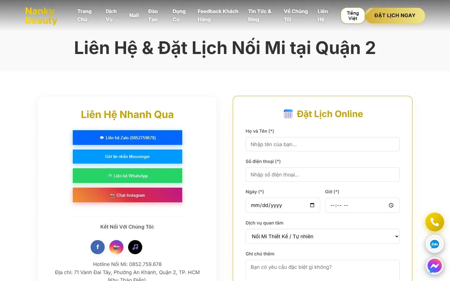 Nanky Beauty: Contact and online booking